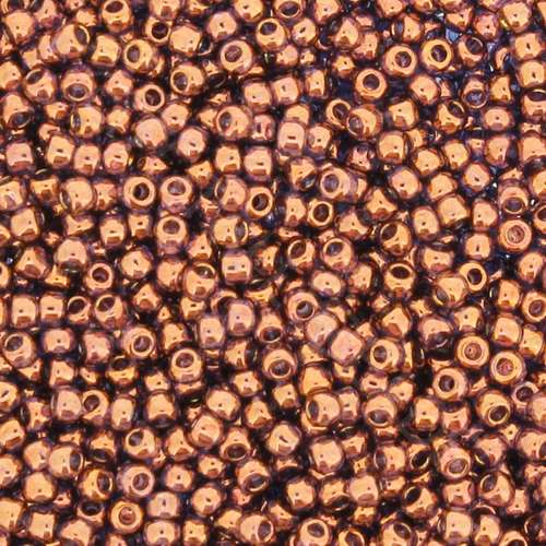 Toho Size 11 Seed Beads 10g - Gold Lus. Amethyst