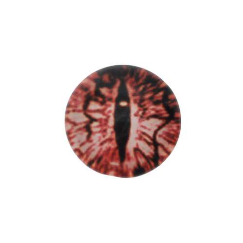 Glass Cabochon 20mm - Dragon Eye Light red Colour