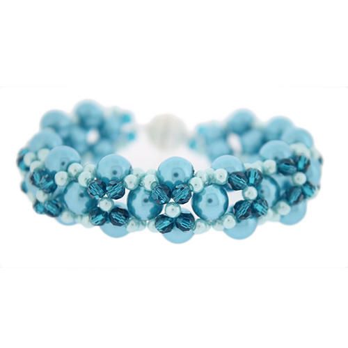 Victoria Tempting Turquoise Bracelet Kit bracelet making kit — DIY set with beads and instructions for creating handmade jewelry