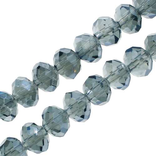 8mm crystal beads electric blue, pack of 70 — faceted for jewelry making and beadwork