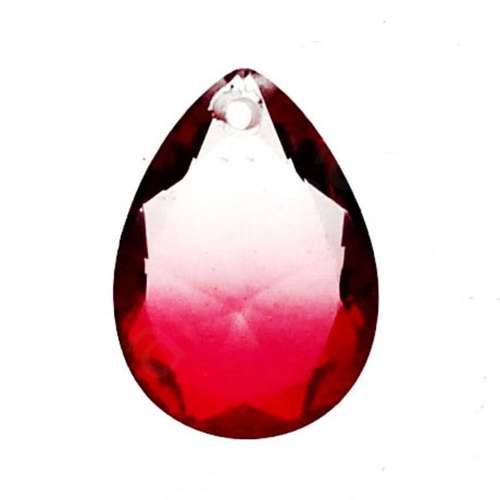 Crystal Pendant - Drop 10x14mm - Ombre Pink Clear