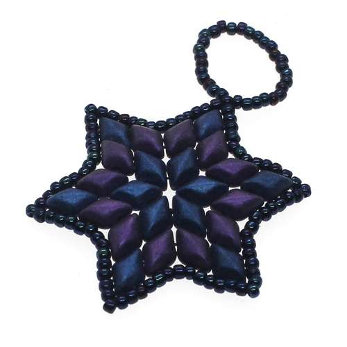 Gem Duo Star Pendant Bead Bundle twilight jewelry making kit — DIY set with beads and instructions for creating handmade jewelry