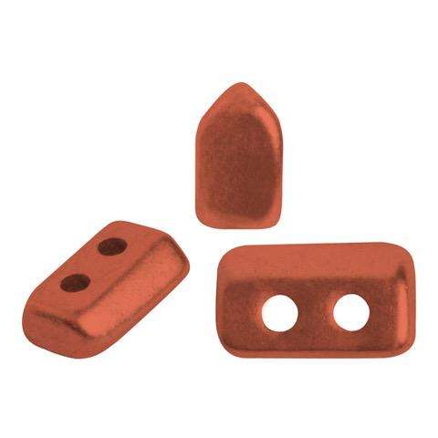 Piros Puca Beads 10g - Bronze Red Mat