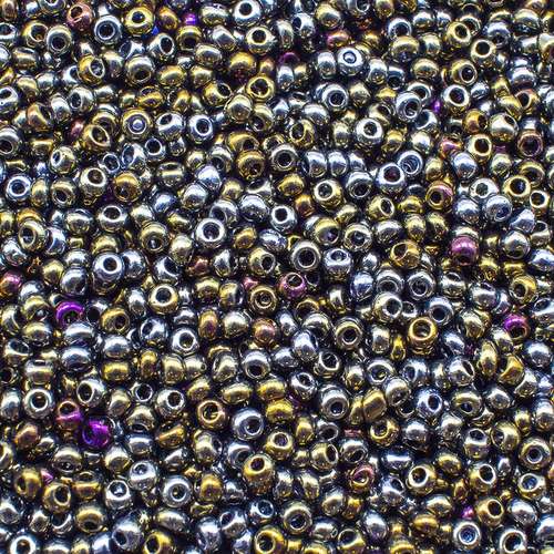 size 12 FGB glass seed beads 50g — 50g pack, ideal for bead weaving, embroidery, and jewelry making