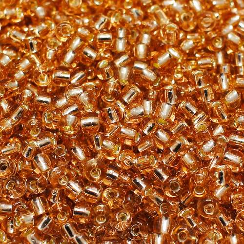 size 6 FGB glass seed beads nude — 50g pack, ideal for bead weaving, embroidery, and jewelry making