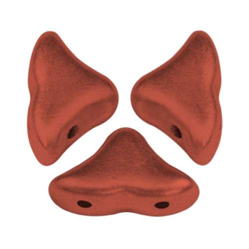 Helios Puca Beads 10g - Mat Bronze Red