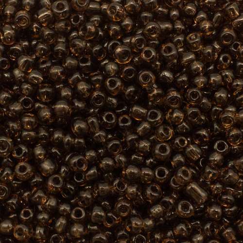 size 8 FGB glass seed beads transparent dark plum — 50g pack, ideal for bead weaving, embroidery, and jewelry making