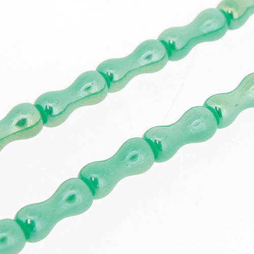 crystal beads pearl sea green — faceted for jewelry making and beadwork