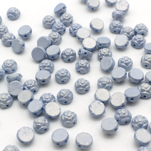Roseta Cab 6mm 25pcs - Forget me not