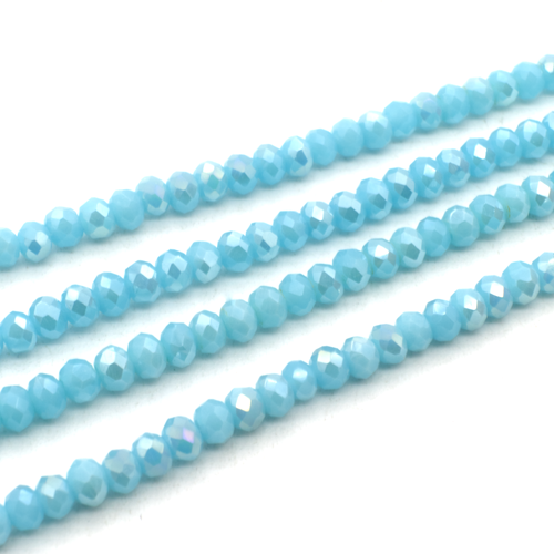 3.5mm crystal beads tropical sea 150pc — faceted for jewelry making and beadwork
