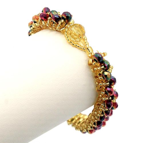 Grace Bracelet Makes 2 autumn leaves bracelet making kit — DIY set with beads and instructions for creating handmade jewelry