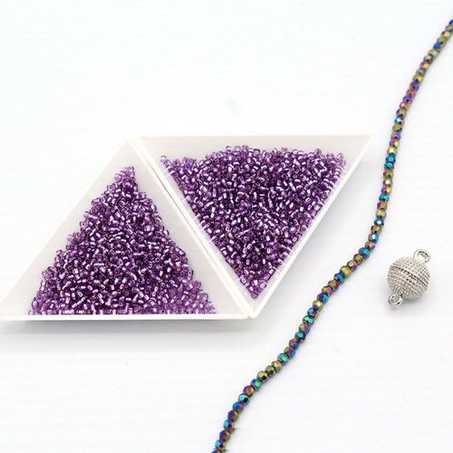Week 46 St Petersburg Necklace - Grape