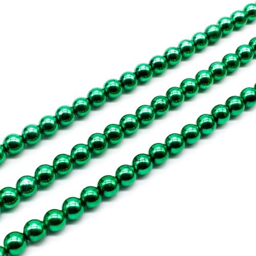 6mm hematite beads — for jewelry making, crafting, and beadwork projects