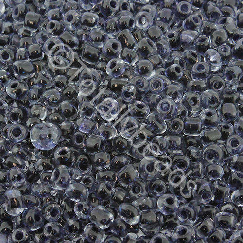 Seed Beads Colour Lined Black - Size 8 100g
