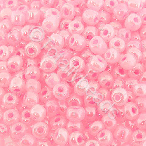 Seed Beads Pearl Shine Pink - Size 6 100g