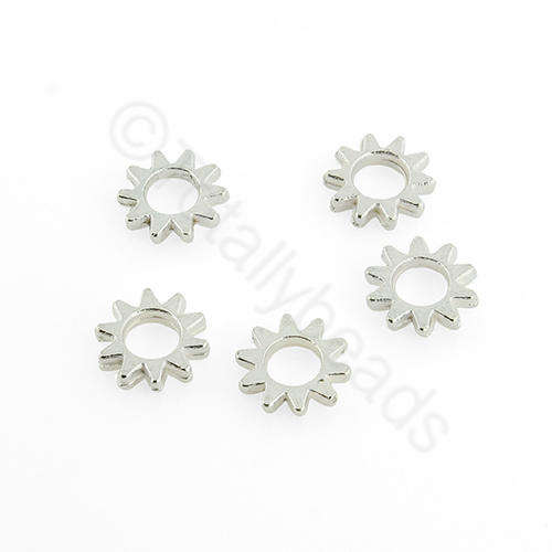 Silver Spacer - 7mm - Cog 50pcs