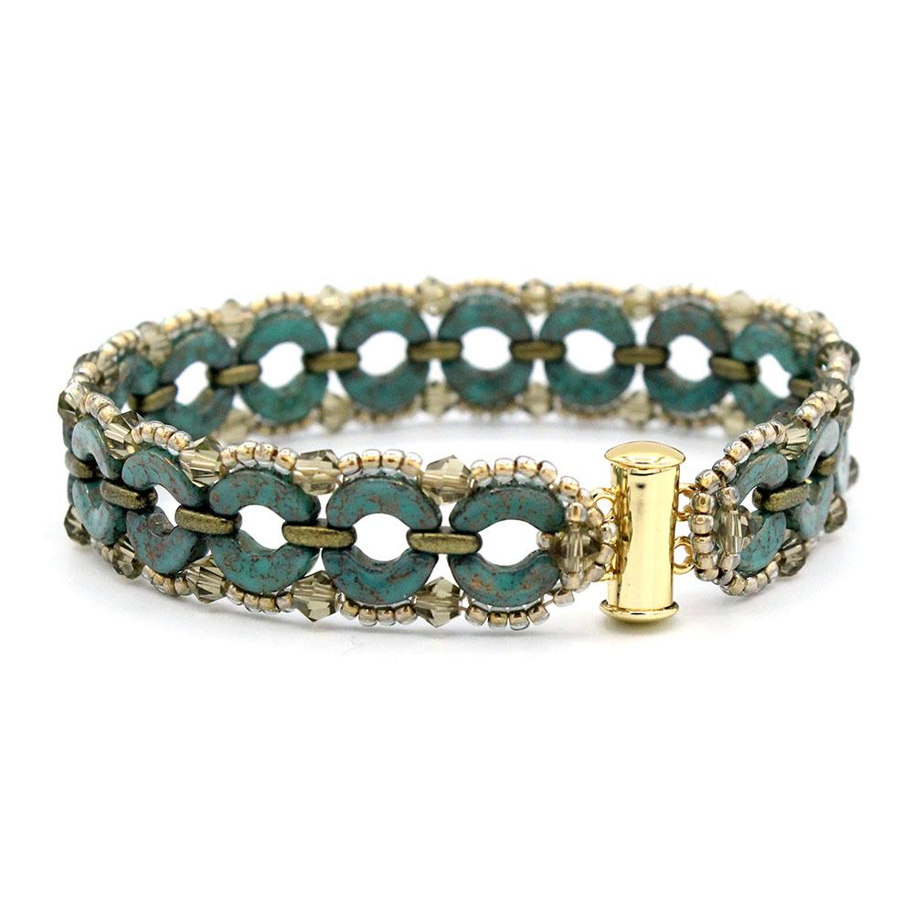 Sybil Arcos Bracelet turquoise ash bracelet making kit — DIY set with beads and instructions for creating handmade jewelry