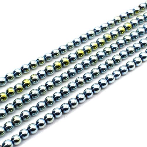 3mm hematite beads — for jewelry making, crafting, and beadwork projects