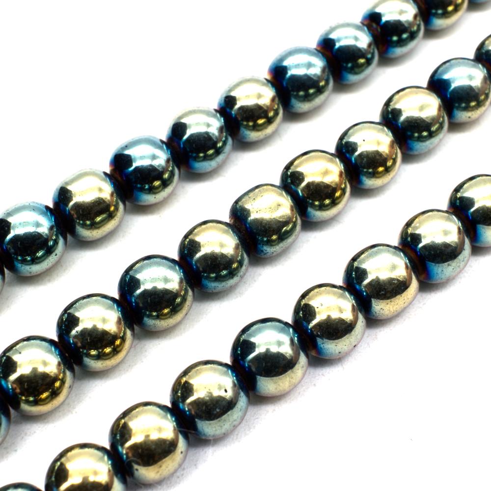 8mm hematite beads — for jewelry making, crafting, and beadwork projects