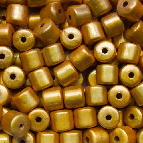 8mm Miracle acrylic round beads 8mm drum dark gold 30pcs — pack of 30, reflective 3D-effect beads ideal for jewelry making, crafts, and d…