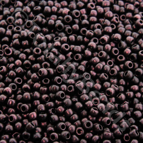 Toho Size 11 Seed Beads 10g - Hybrid Metallic Suede Pink