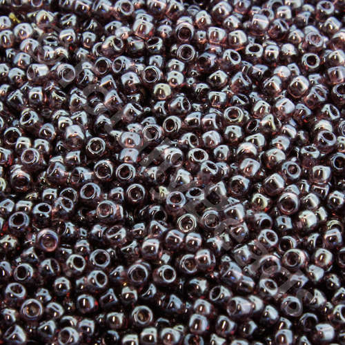 Toho Size 11 Seed Beads 10g - Trans Lustered Medium Amethsyt