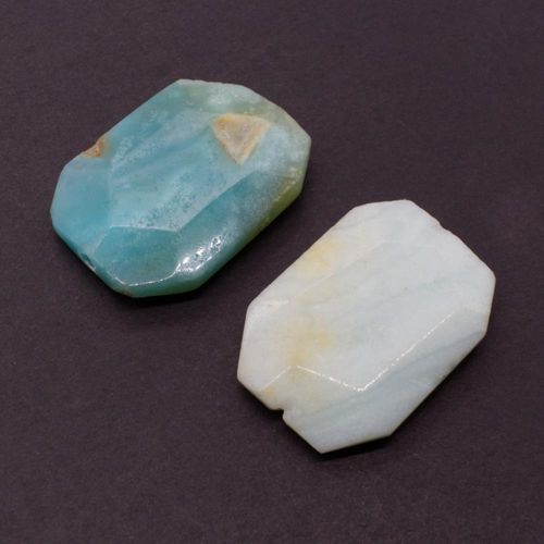 35mm resin druzy bead amazonite — sparkling cabochon-style stone ideal for jewelry making, pendants, and craft designs