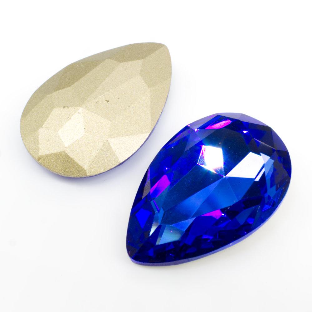 Crystal Rivoli 26mm Drop Sapphire for jewellery making