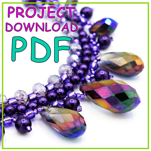 Daphne Necklace PDF Download for jewellery making