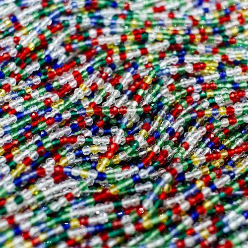 1.5mm crystal beads mixed — faceted for jewelry making and beadwork