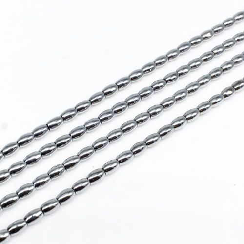 3x5mm hematite beads — for jewelry making, crafting, and beadwork projects