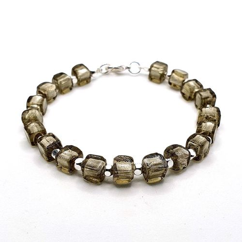 Maddy Bracelet Makes 3 light grey bracelet making kit — DIY set with beads and instructions for creating handmade jewelry