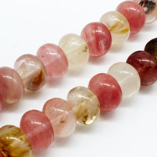 Volcano Glass Beads 14mm Rondelle Mixed Colours for jewellery making