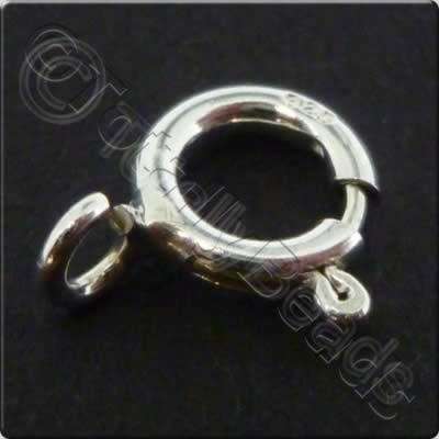 Sterling Silver - Bolt Ring 6mm 4pcs