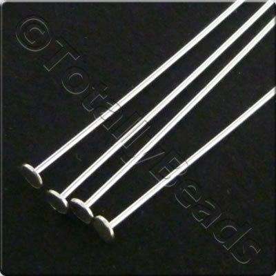 Sterling Silver - Headpin 50mm 8pcs