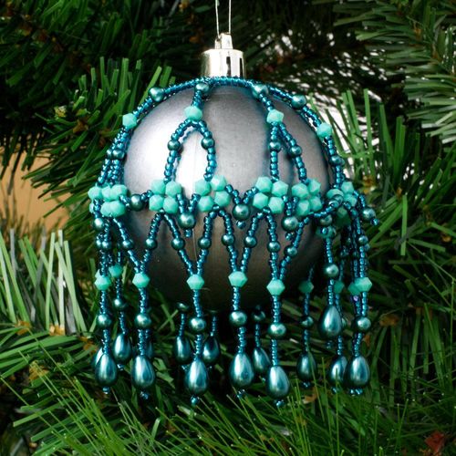 Jane Bauble Zoom 24/1 opaque teal jewelry making kit — DIY set with beads and instructions for creating handmade jewelry