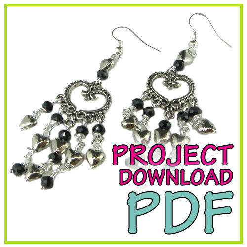 Heart Chandelier Earring Download Instructions