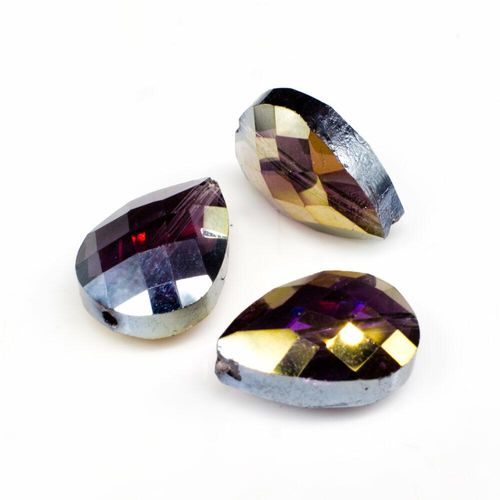18mm crystal beads majestic pink, pack of 8 — faceted for jewelry making and beadwork