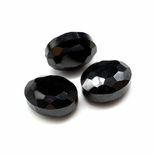 16mm crystal beads shadow, pack of 8 — faceted for jewelry making and beadwork