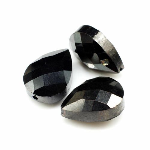 18mm crystal beads shadow, pack of 8 — faceted for jewelry making and beadwork