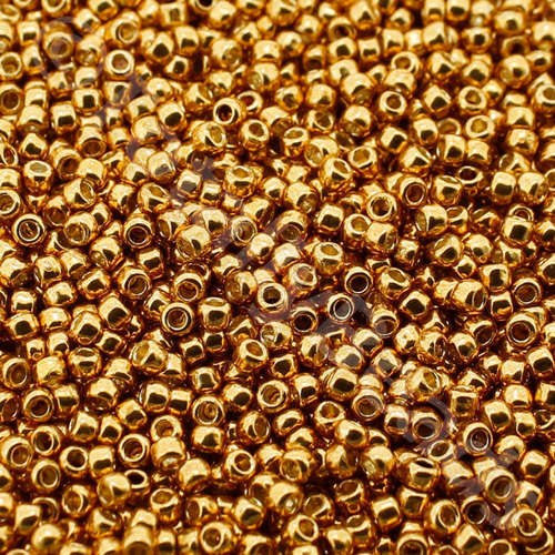 Toho Size 11 Seed Beads 10g - PF Gal Old Gold