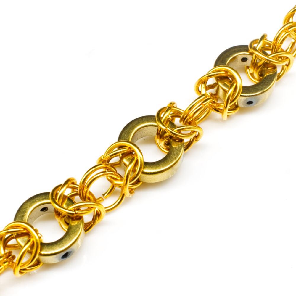Brooke Byzantine Jewellery gold jewelry making kit — DIY set with beads and instructions for creating handmade jewelry
