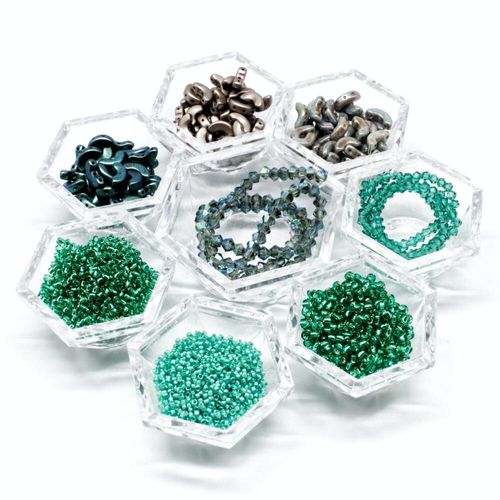 BC 2023 WK 44 Oh! Bella Par Puca Pendant Teal 4mm for jewellery making