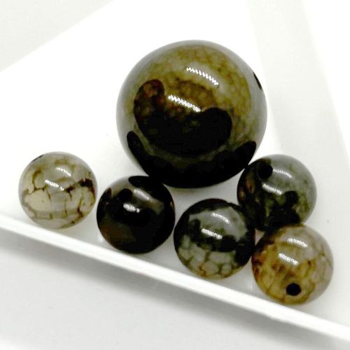 Romanov Gemstone Beads Only green dragon jewelry making kit — DIY set with beads and instructions for creating handmade jewelry