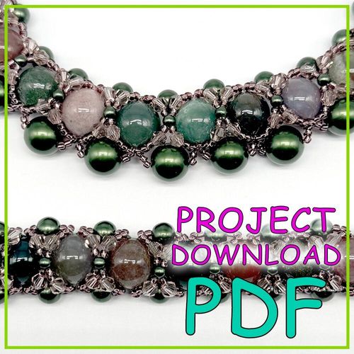 Gemstone Hugs & Kisses Jewellery PDF Download for jewellery making