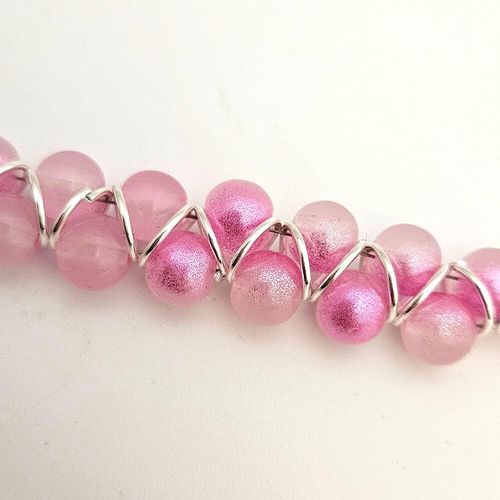 Goddess Jewellery pink & mauve jewelry making kit — DIY set with beads and instructions for creating handmade jewelry