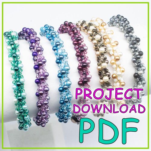Sirena Spiral Bracelet PDF Download for jewellery making