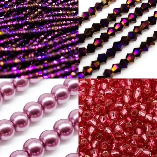 BC24 WK15 Summer Wave Mauve 3mm for jewellery making