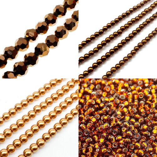 BC24 WK33 Bracelet Bronze 6mm for jewellery making