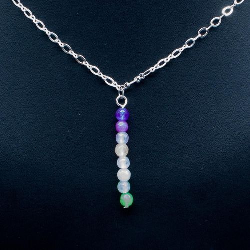 Juliana Jade Necklaces Makes 3 pastels necklace making kit — DIY set with beads and instructions for creating handmade jewelry